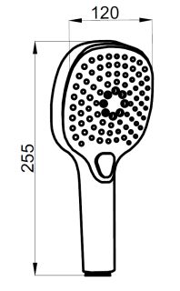 Душевой набор AZARIO NEVO AZ-15782023 душевая лейка